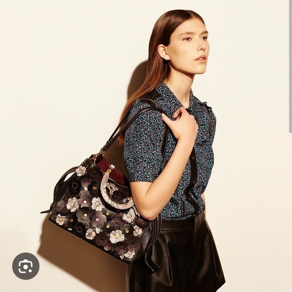 COACH 1941 Exotic Tea Rose Rogue OL/Black - Picture 11 of 12